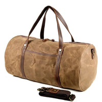 HKM-205523 Retro Handheld Large Capacity Waterproof Travel Gym Bag - Duffle Style with Zip Closure, Multiple Colours Available