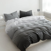 HKM-205779 Gradient Cotton Bedding Set - Four-Piece Collection for Various Bed Sizes
