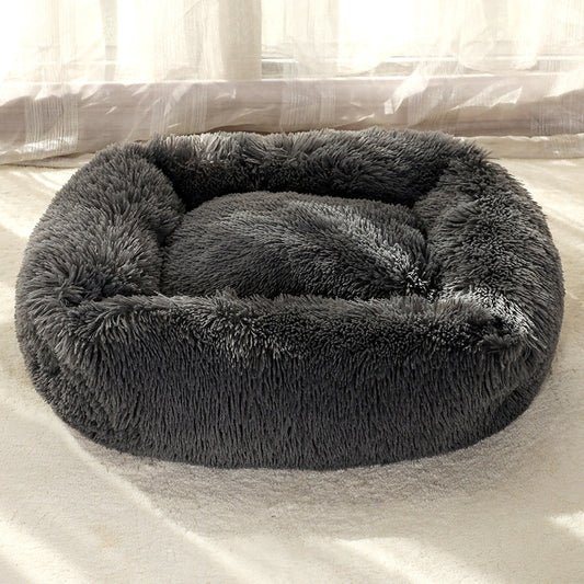 HKM-2057917 Cozy Winter Plush Pet Nest Mat in Various Colors and Sizes