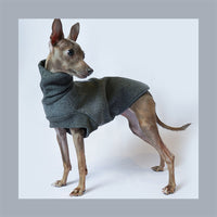 HKM-2058301 Warm Thickened Fleece Dog Clothes in Grey - Multiple Sizes Available