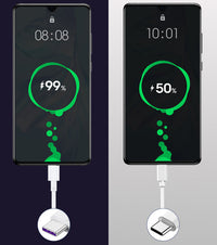 HKM-205843 5A Fast Charging USB Type-C Data Cable - 1m and 3m Lengths in Black and White