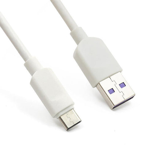 HKM-205843 5A Fast Charging USB Type-C Data Cable - 1m and 3m Lengths in Black and White