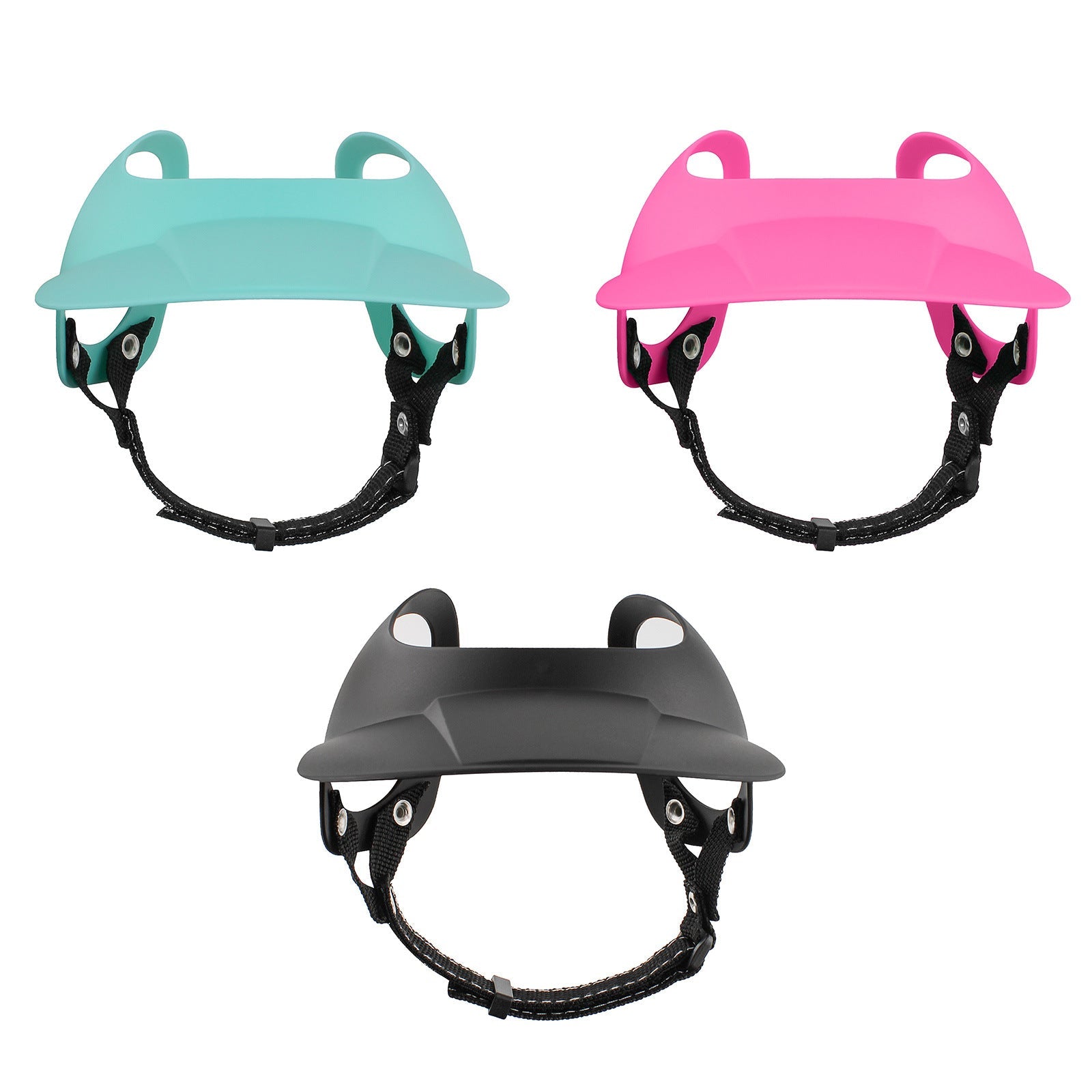 HKM-2058685 Outdoor Sunscreen Pet Sun Hat for All Seasons - Available in Blue, Pink, and Black