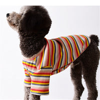 HKM-2059453 Summer Striped Cotton Vest for Dogs and Cats - Lightweight & Breathable Design