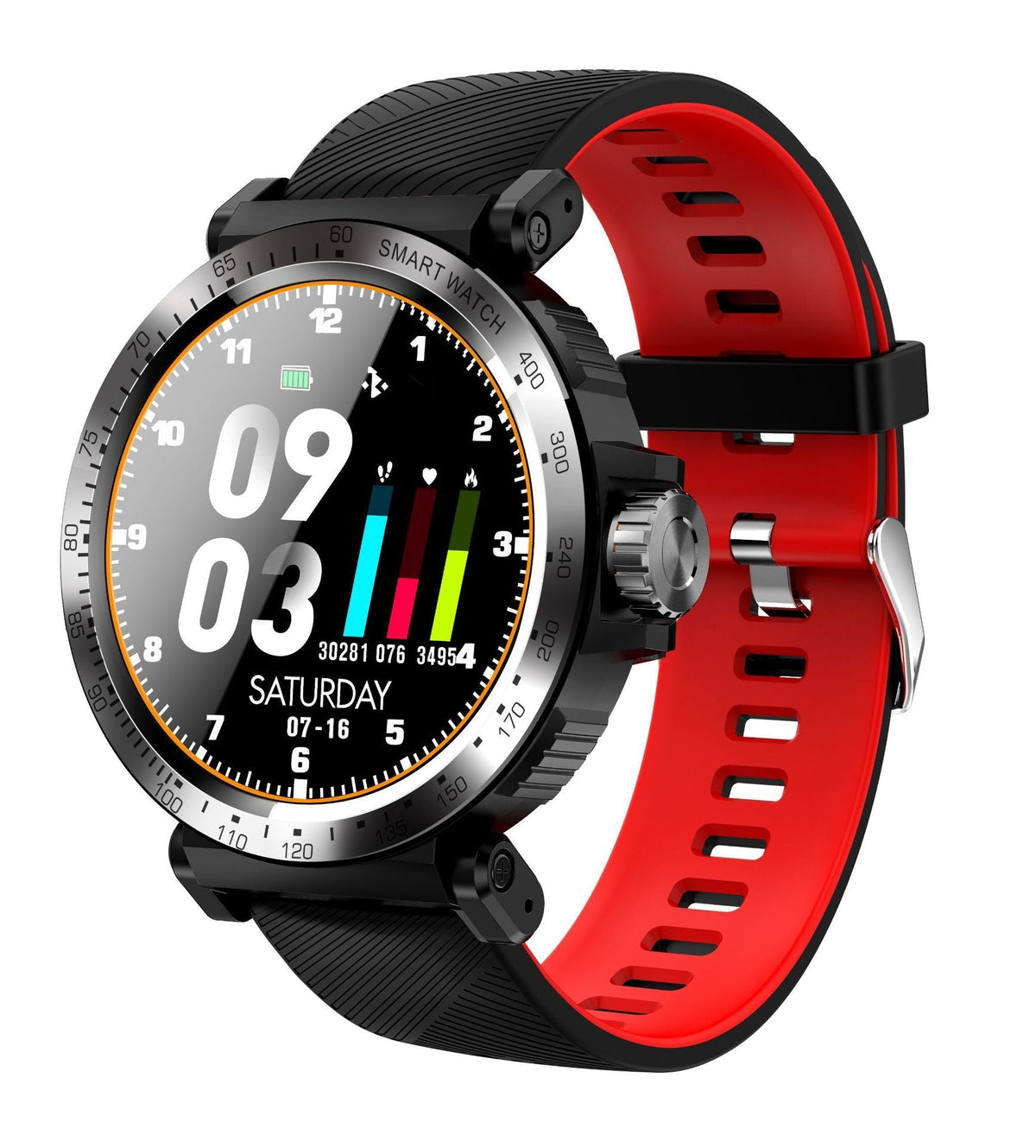 HKM-205971 K18 Touch Screen Multi-Sport Watch with Health Monitoring and Smart Reminders