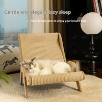 HKM-2059837 Sisal Cat Nest Area with Multi-Layer Board Cushion for Comfortable Relaxation