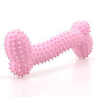 HKM-2060477 Dog TPR Teething Toy - Milk Flavor Prickly Bone Shape, Small & Large Options Available