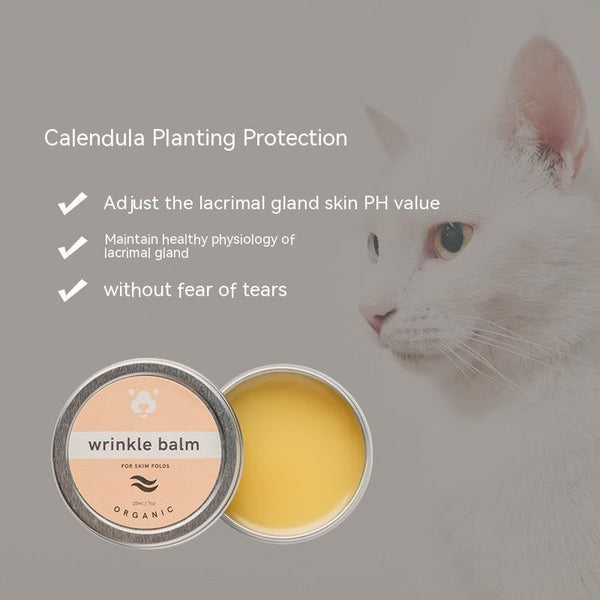 HKM-2061501 Moisturizing Pet Tear and Foot Cream for Dogs and Cats ¨C Herbal Fragrance Skin Care for Swelling and Itch Relief