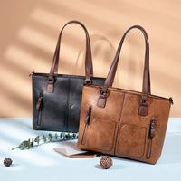 HKM-206163 Premium 13.3 Inch Women's Laptop Shoulder Bag - Chic Large Capacity Business Handbag for Office Use