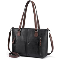 HKM-206163 Premium 13.3 Inch Women's Laptop Shoulder Bag - Chic Large Capacity Business Handbag for Office Use