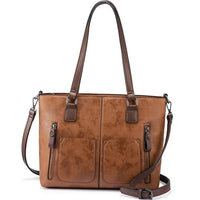 HKM-206163 Premium 13.3 Inch Women's Laptop Shoulder Bag - Chic Large Capacity Business Handbag for Office Use