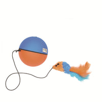 HKM-2062269 Interactive Cat Toy Ball for Intelligent Play and Dental Care - 84.5mm, Plastic, 120g