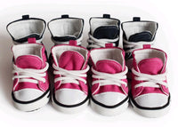 HKM-206355 Denim Canvas Dog Shoes - Waterproof, Non-Slip, Breathable & Comfortable Sports Footwear for Dogs