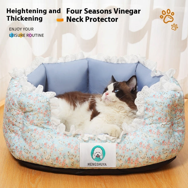 HKM-2063677 Lace Pet Cushion Mat for All Seasons in Multiple Colors and Sizes