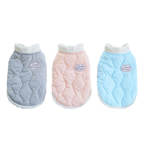 HKM-2064061 Pet Warm Water Wave Quilted Cotton Vest for Small to Large Pets