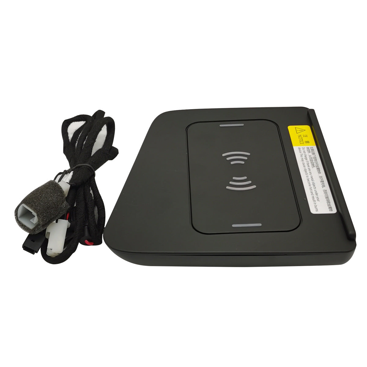 HKM-206483 Automatic Induction Wireless Charger for Cars, ABS+Aluminum Alloy, Compact Design
