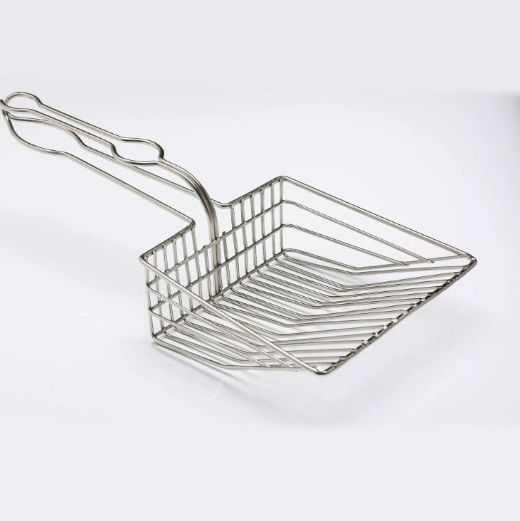 HKM-2065213 Instantaneous Filter Cat Litter Shovel ¨C Durable Metal Pet Cleaning Tool with PVC Handle