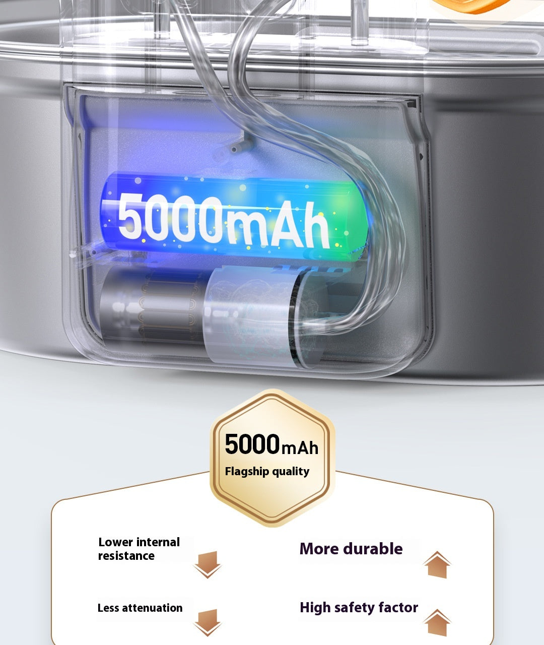 HKM-2065469 Automatic Stainless Steel Pet Water Dispenser for Dogs and Cats with Integrated Filter and Charging Cable