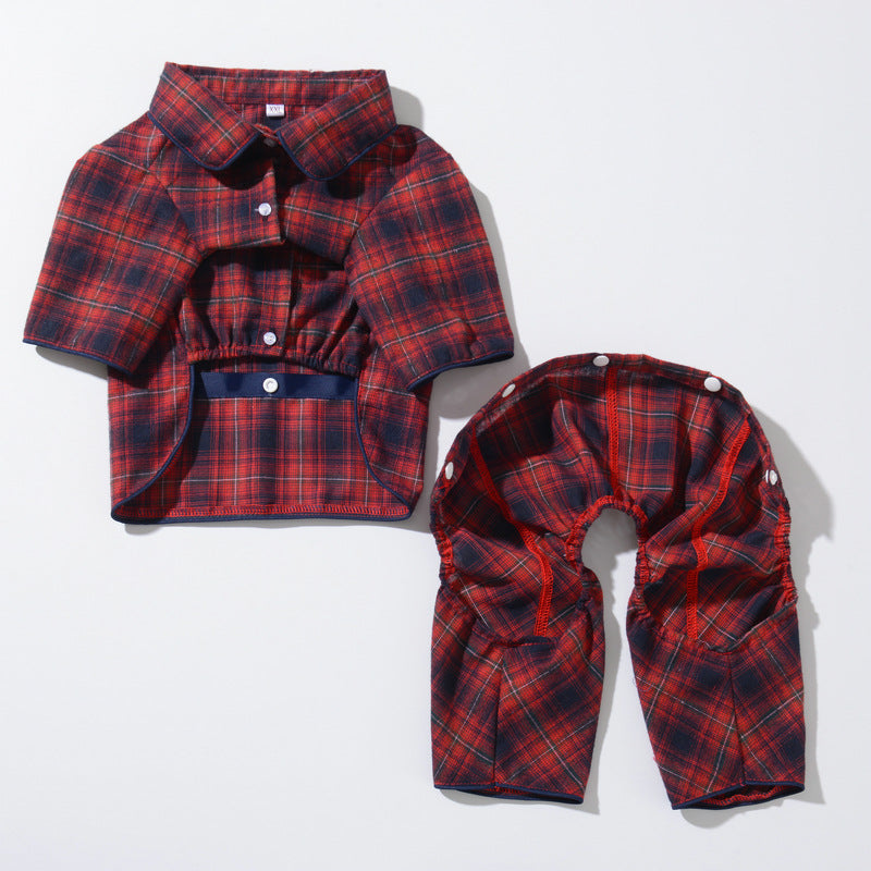 HKM-2065981 Casual Cotton Pet Shirt for Small Dogs - Multiple Sizes Available