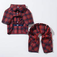HKM-2065981 Casual Cotton Pet Shirt for Small Dogs - Multiple Sizes Available