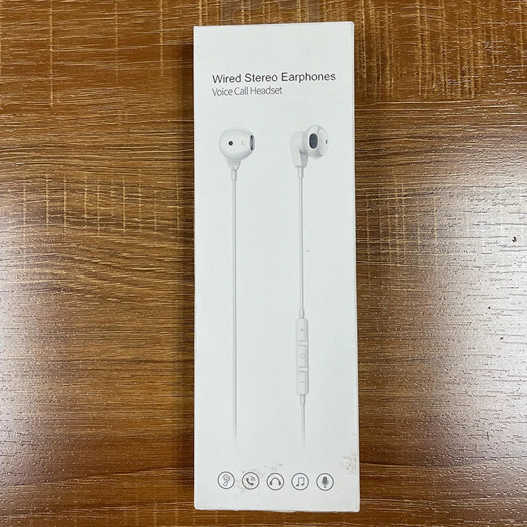 HKM-206611 Noise Cancelling In-Ear Earbuds with Microphone and 3.5mm Stereo Jack