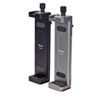 HKM-206675 Metal Tablet and Mobile Phone Support Frame with Adjustable Height and Clamp for Desktop Use