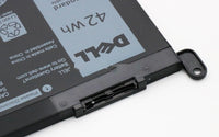 HKM-206675 WDXOR Laptop Battery for Inspiron 7000 Series and Latitude 3000 Series - 3 Cells, 11.4V, 3500mAh