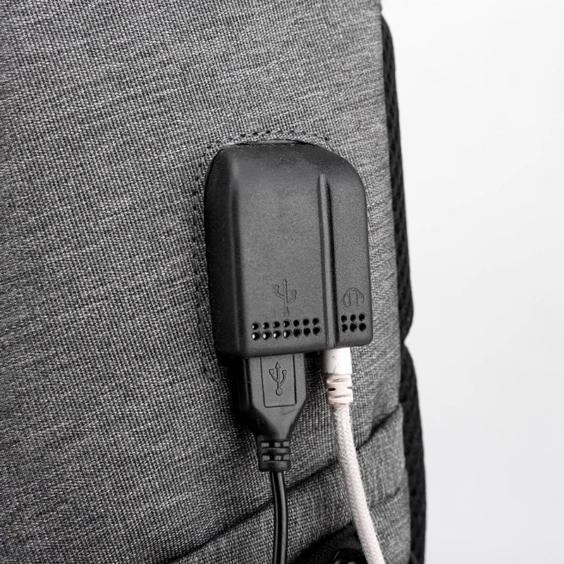 HKM-206675 Waterproof Laptop Backpack with Multiple Compartments for Daily Office and Outdoor Use