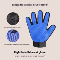 HKM-2067261 Double-sided Silicone Pet Bath Gloves with Cute Designs for Grooming and Shedding Control