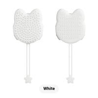 HKM-2067261 Double-sided Silicone Pet Bath Gloves with Cute Designs for Grooming and Shedding Control