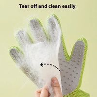 HKM-2067261 Double-sided Silicone Pet Bath Gloves with Cute Designs for Grooming and Shedding Control