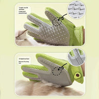 HKM-2067261 Double-sided Silicone Pet Bath Gloves with Cute Designs for Grooming and Shedding Control