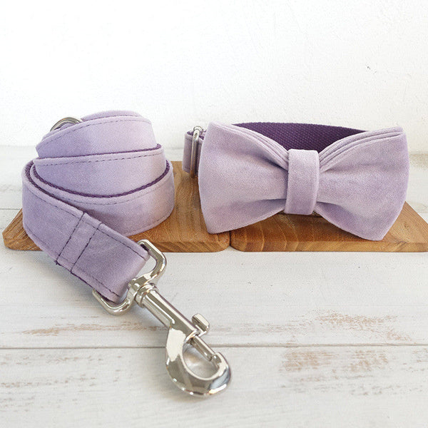 HKM-2067389 Light Purple Polyester Drawstring Traction Belt Set in Thick Velvet - Sizes XS to XL