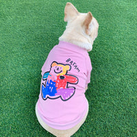 HKM-2067773 Soft Cotton Two-Legged Sweater for Cats and Small Dogs in Black, White, and Pink - Sizes S to 4XL