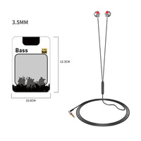 HKM-206803 C20 Wired In-Ear Headset with Microphone and TPE Cable, 20-20000 Hz Frequency Response, 32 Ohm Impedance