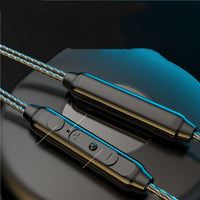 HKM-206803 C20 Wired In-Ear Headset with Microphone and TPE Cable, 20-20000 Hz Frequency Response, 32 Ohm Impedance