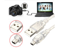 HKM-206803 Transparent USBAM to 4P Cable for Computers and Mobile Devices - 1m Length