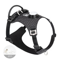 HKM-2068669 LED Dog Chest Harness with Traction for Outdoor Night Safety