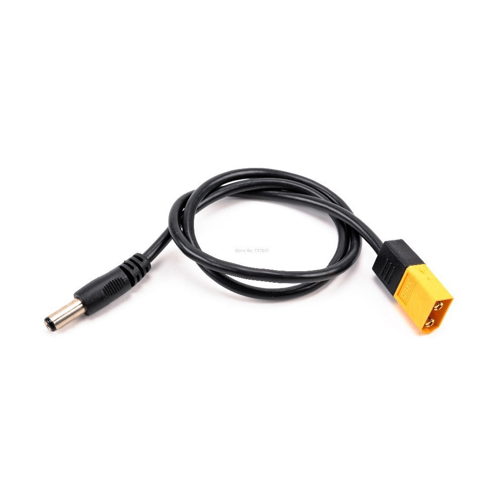 HKM-206995 XT60 to DC 5.5mm x 2.5mm Power Adapter Cable - 0.5m Length, 22 AWG Dual Core Wire