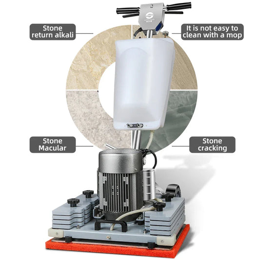 HKM-207187 Commercial Handheld Vibration Polishing Machine for Crystal Surface Waxing and Floor Refinishing