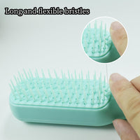HKM-2072637 Gentle Grooming Brush for Small Dogs and Puppies with Dual-Sided Design