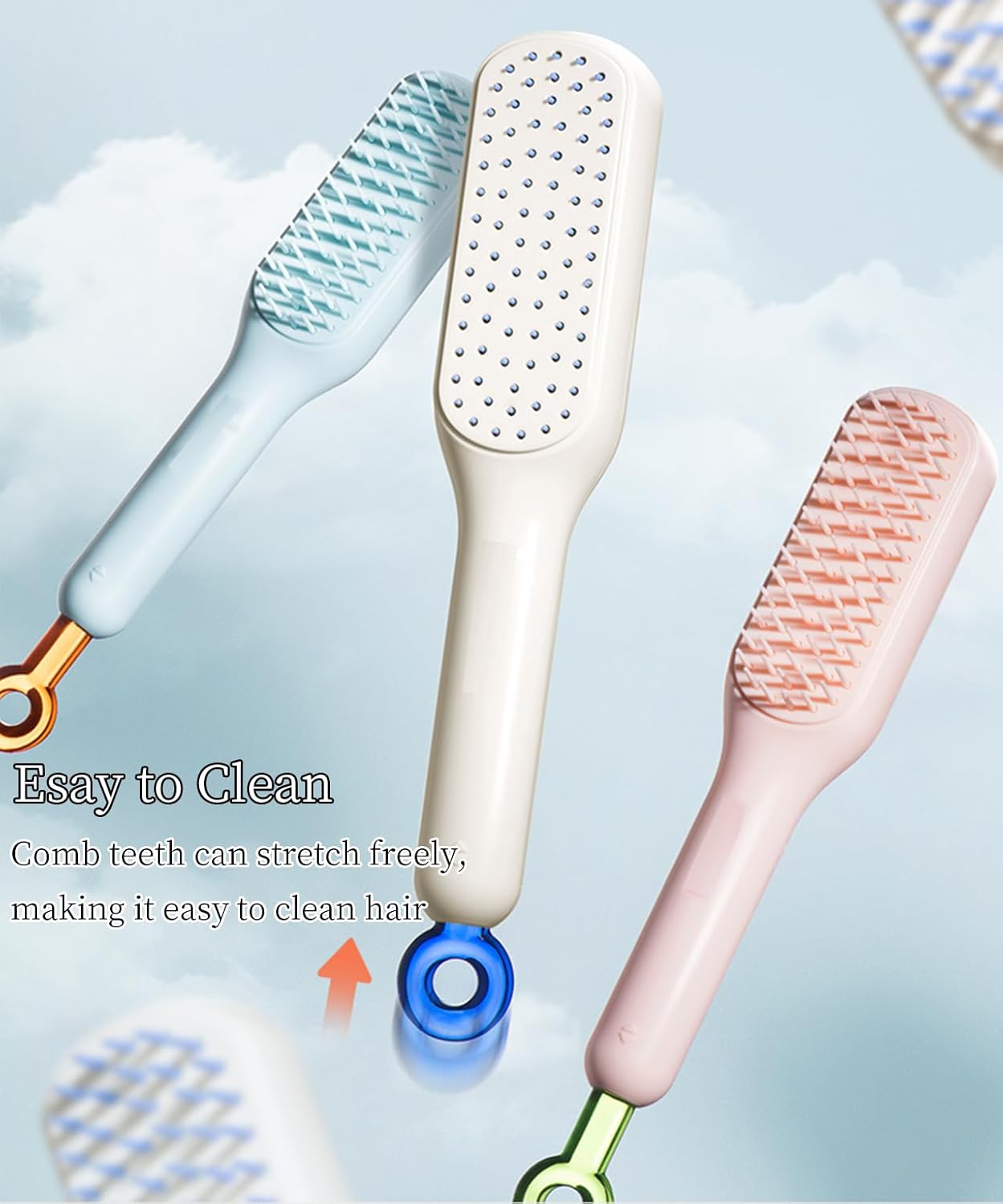HKM-2072637 Gentle Grooming Brush for Small Dogs and Puppies with Dual-Sided Design