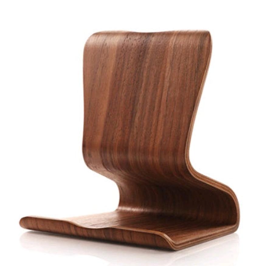 HKM-207315 Bamboo Wood Adjustable Tablet and Phone Stand for iPad and Mobile Devices