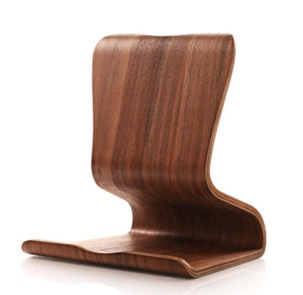 HKM-207315 Bamboo Wood Adjustable Tablet and Phone Stand for iPad and Mobile Devices