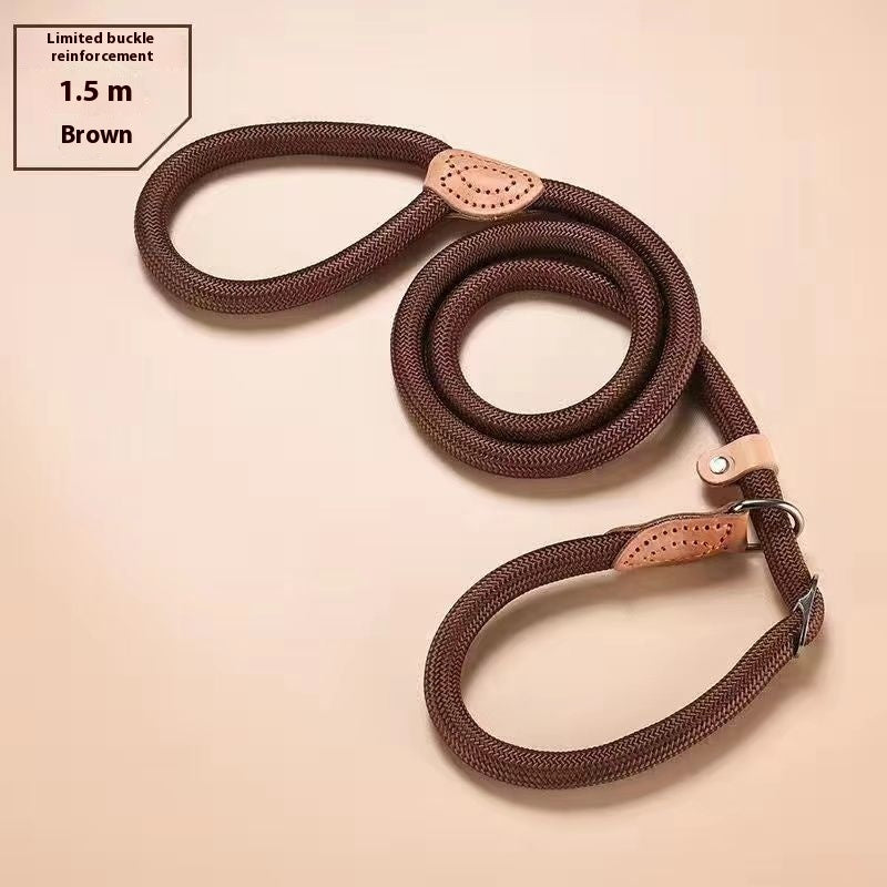 HKM-2074941 Durable Nylon Dog Walking Training Rope - Various Colors & Lengths Available