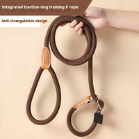HKM-2074941 Durable Nylon Dog Walking Training Rope - Various Colors & Lengths Available