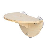 HKM-2076605 Wooden Suction Cup Cat Bed for Sunbathing and Relaxation - 29.5 x 19 x 14.5 cm