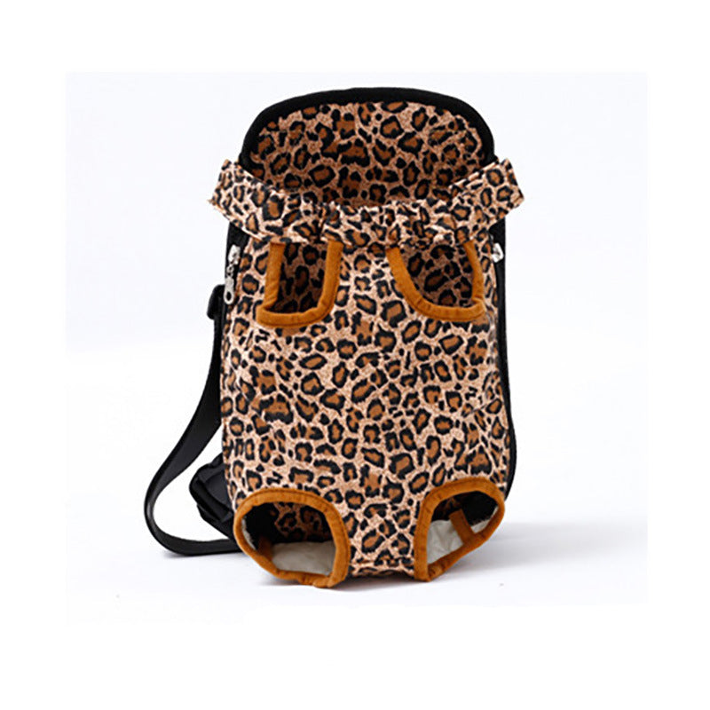 HKM-2077373 Pet Backpack Carrier Bag in Color Striped, Leopard Print, Camouflage, and Denim Designs