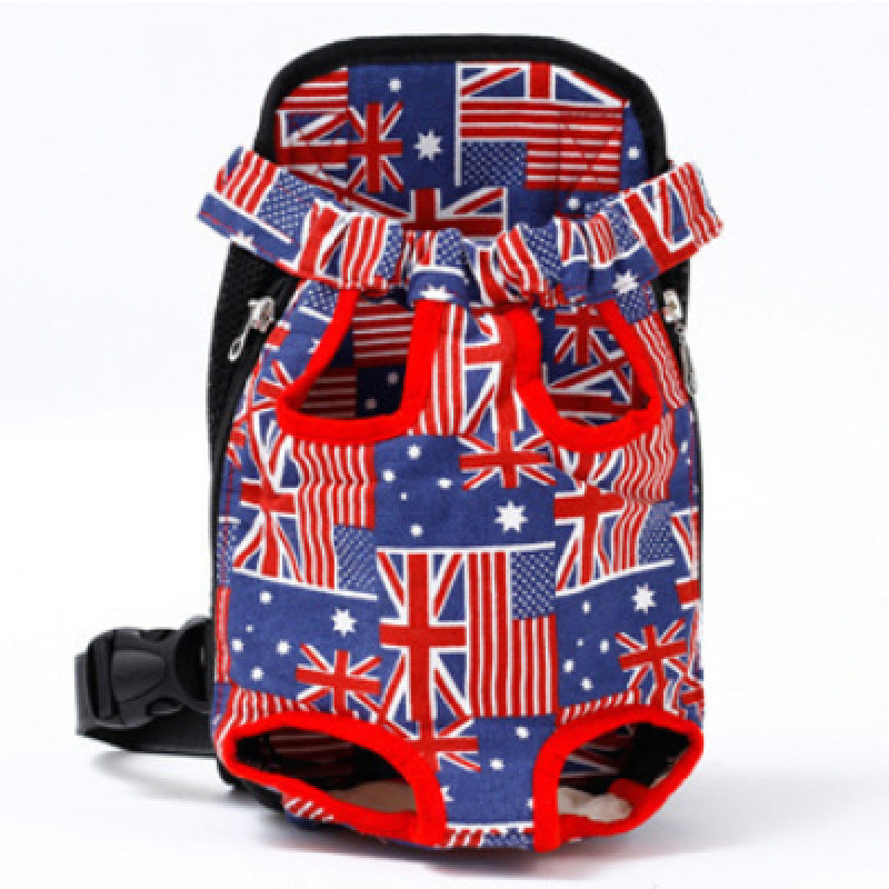 HKM-2077373 Pet Backpack Carrier Bag in Color Striped, Leopard Print, Camouflage, and Denim Designs