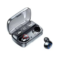 HKM-207763 Wireless HiFi Stereo Earbuds with Powerbank and LED Display - Waterproof Bluetooth Earphones